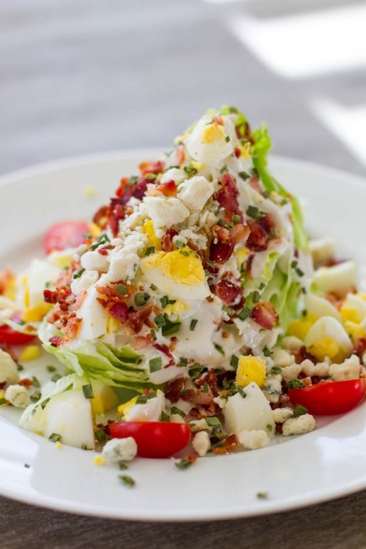 Loaded Iceberg Wedge Salad from Lauren’s Latest