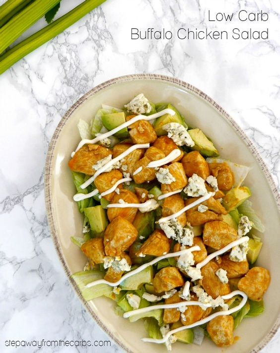 Low Carb Buffalo Chicken Salad