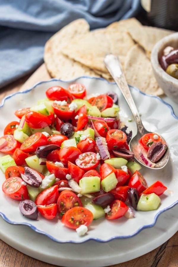 Mediterranean Cucumber Salad