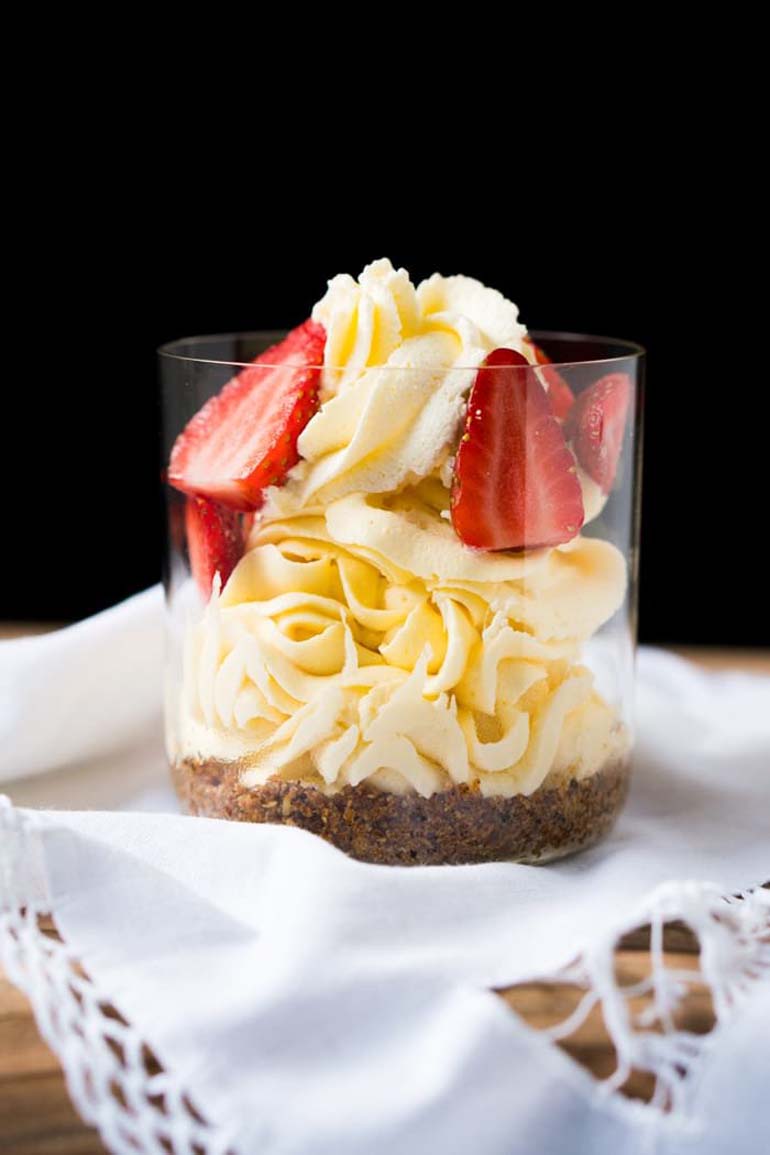 No-Bake Cheesecake for One