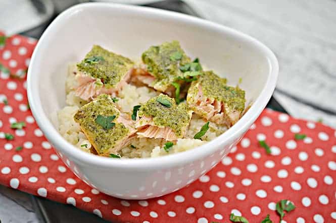 PESTO SALMON BOWL 