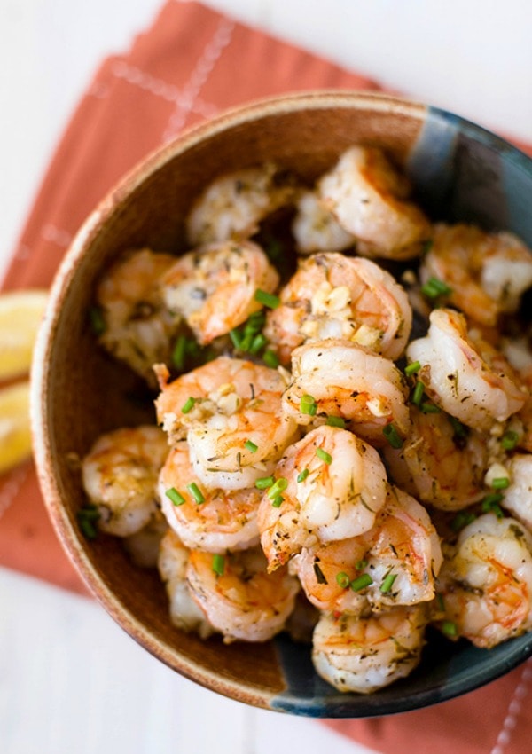 Parmesan Roasted Shrimp, via Center Cut Cook