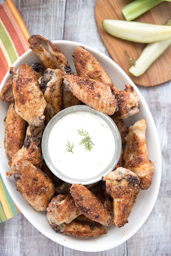 Pickle Brined Chicken Wings