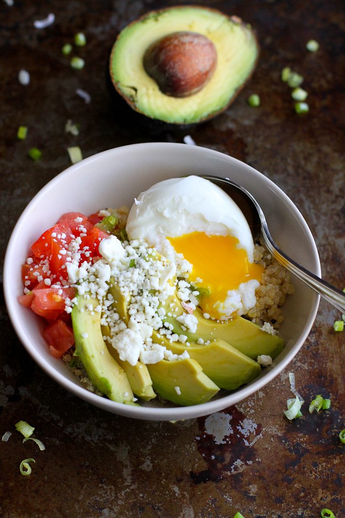 Quinoa Avocado Breakfast Bowl from Cookin' Canuck