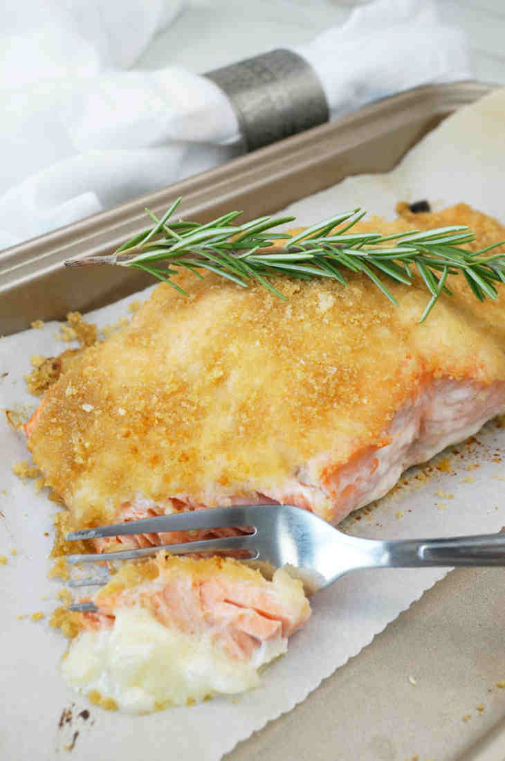 Rosemary Pork Dusted Salmon (Contains Dairy)