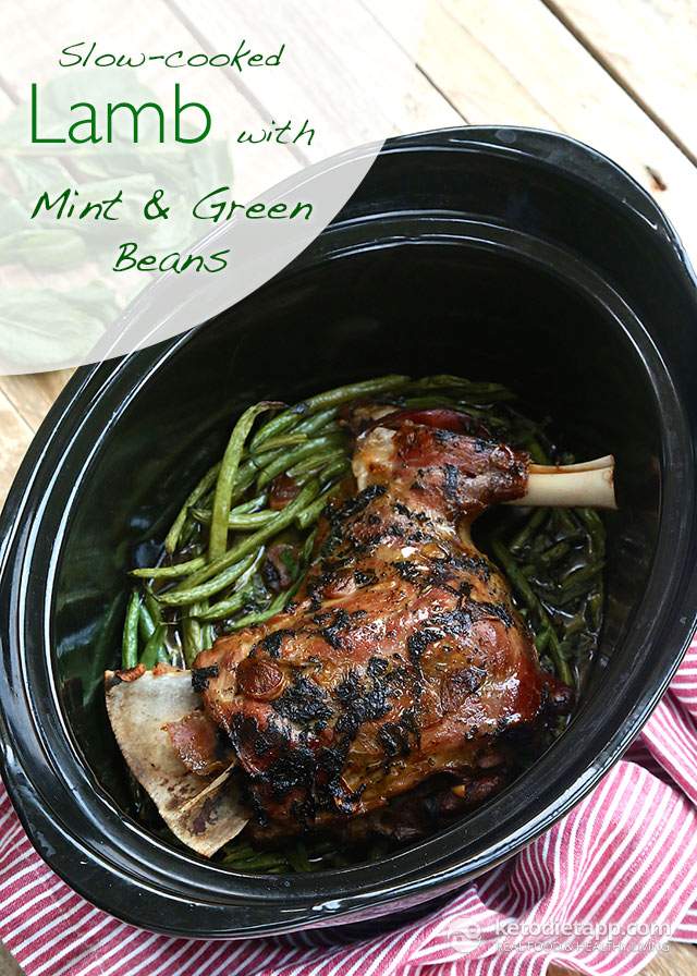 Slow Cooked Lamb With Mint And Green Beans By Keto Diet App