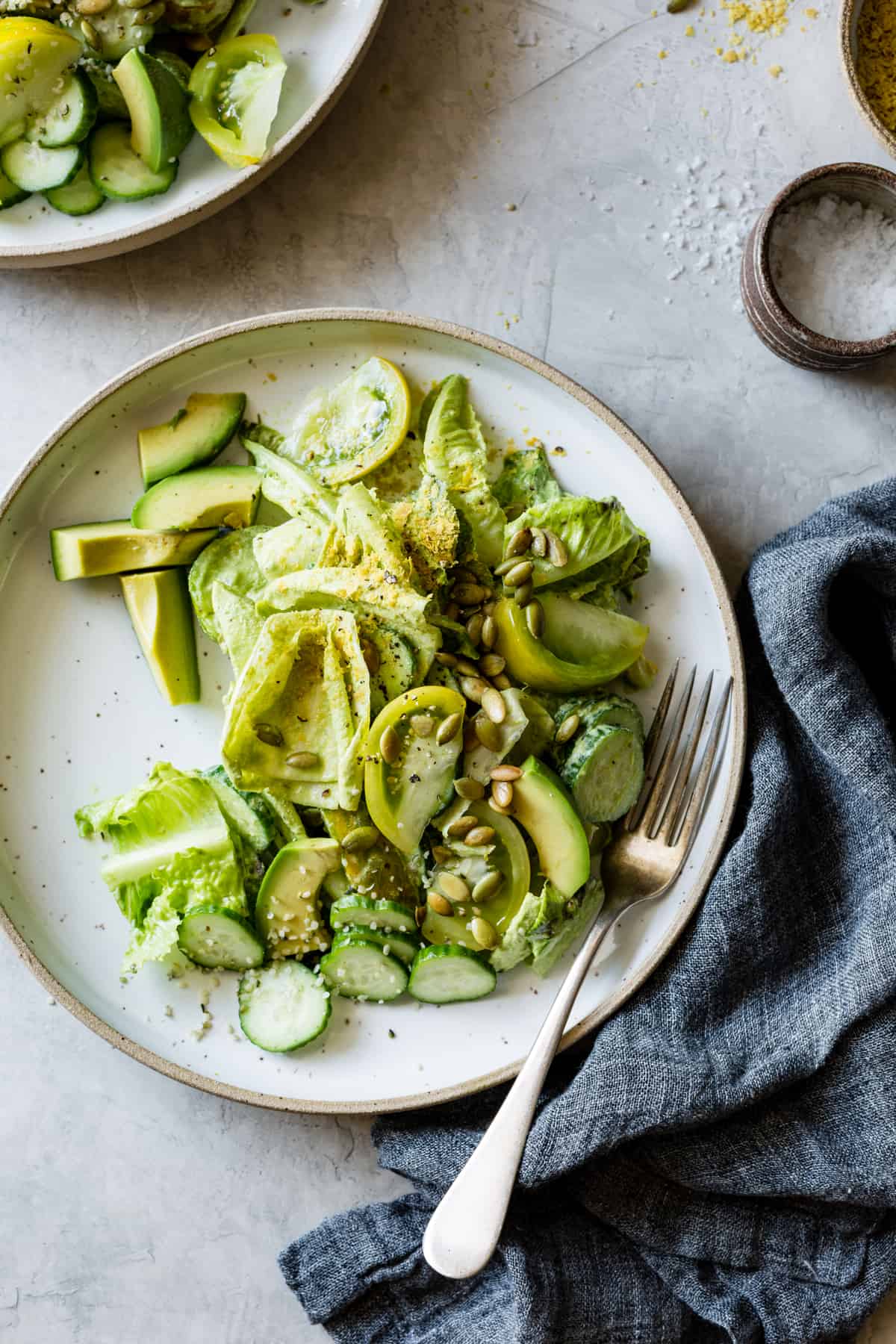 Summer Vegan Green Goddess Salad