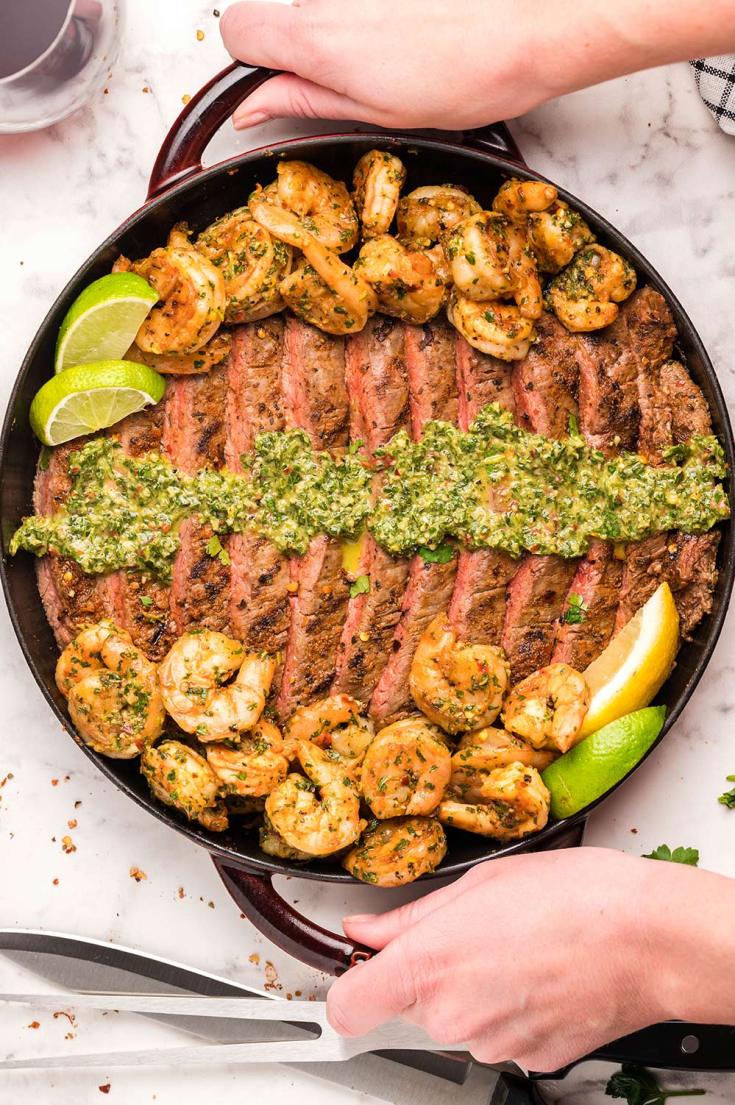 Surf and Turf with Chimichurri