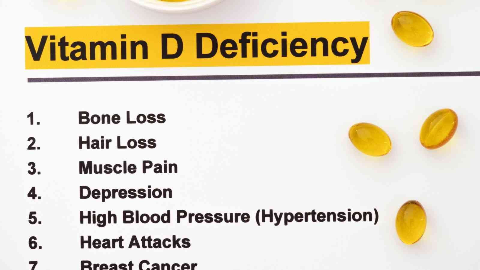 Vitamin D deficiency in our diets