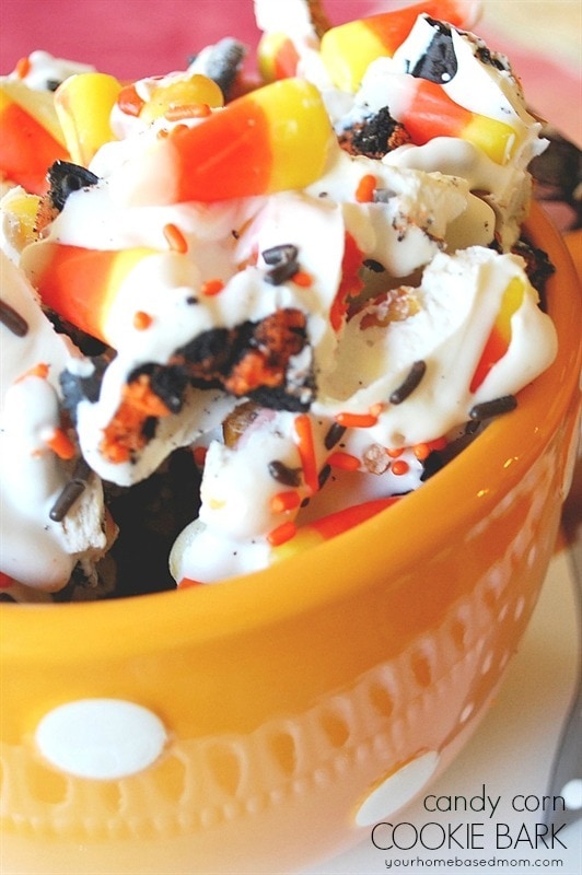 Candy Corn Cookie Bark By Your Home Based Mom