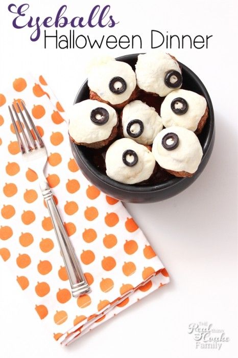 Eyeballs Halloween Dinner