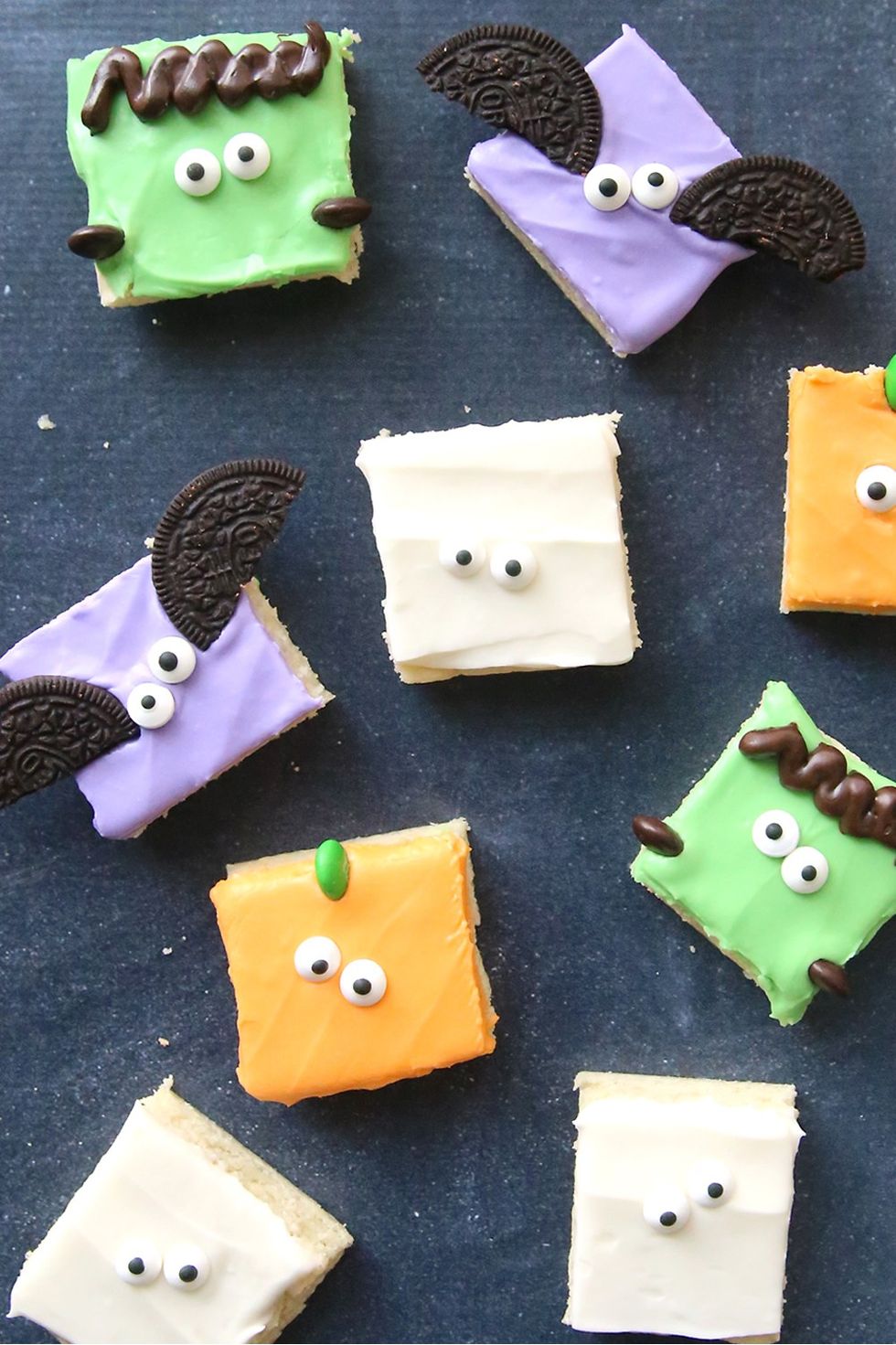 Halloween Sugar Cookie Bars