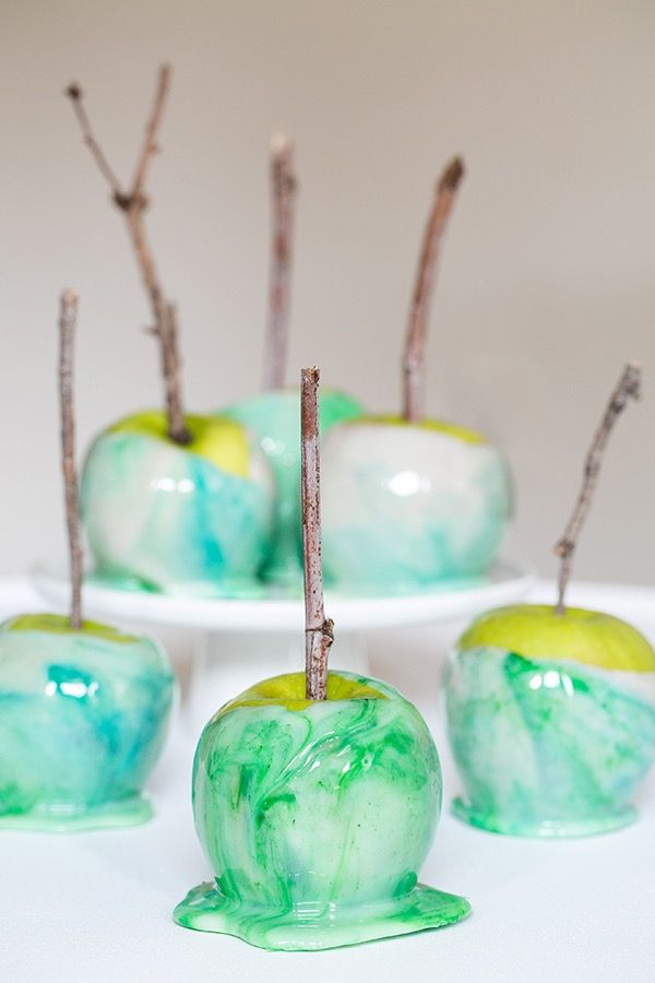 Marbled Candy Apples