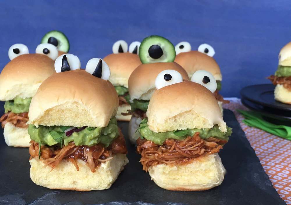 Monster Tex Mex Chicken Sliders