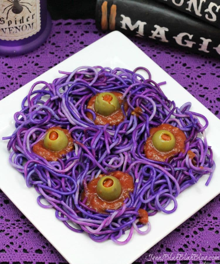 Purple Four Eyed Monster Spaghetti