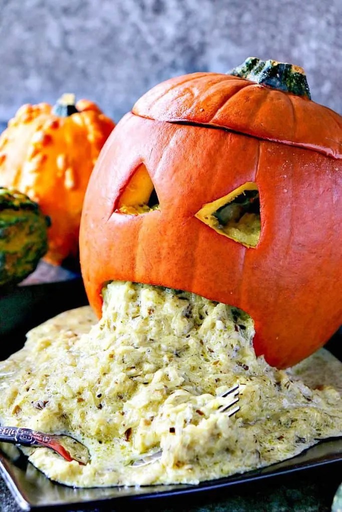 Spaghetti Squash Puking Pumpkin