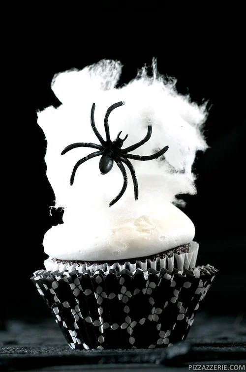 Spider Web Cupcakes