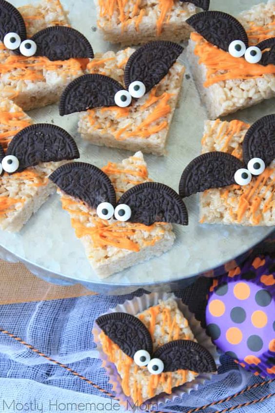 Spooky Bat Halloween Rice Krispies