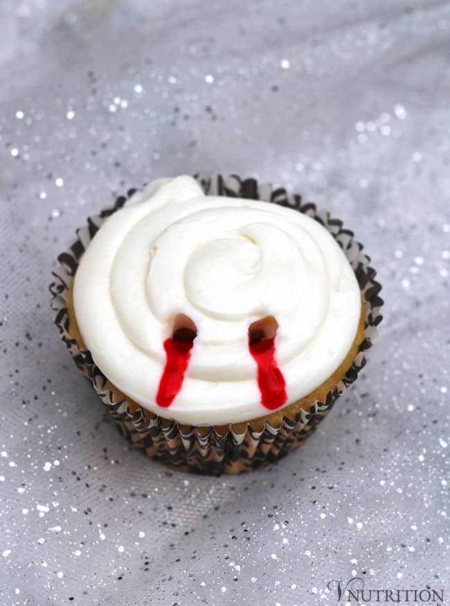 Vampire Bite Cupcakes (Vegan)