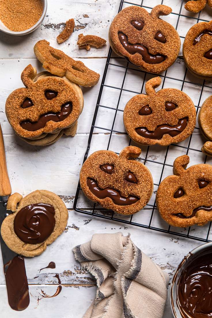 Vegan Pumpkin Sugar Cookies by Make It Dairy Free