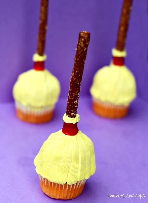 Witch’s Broom Cupcakes