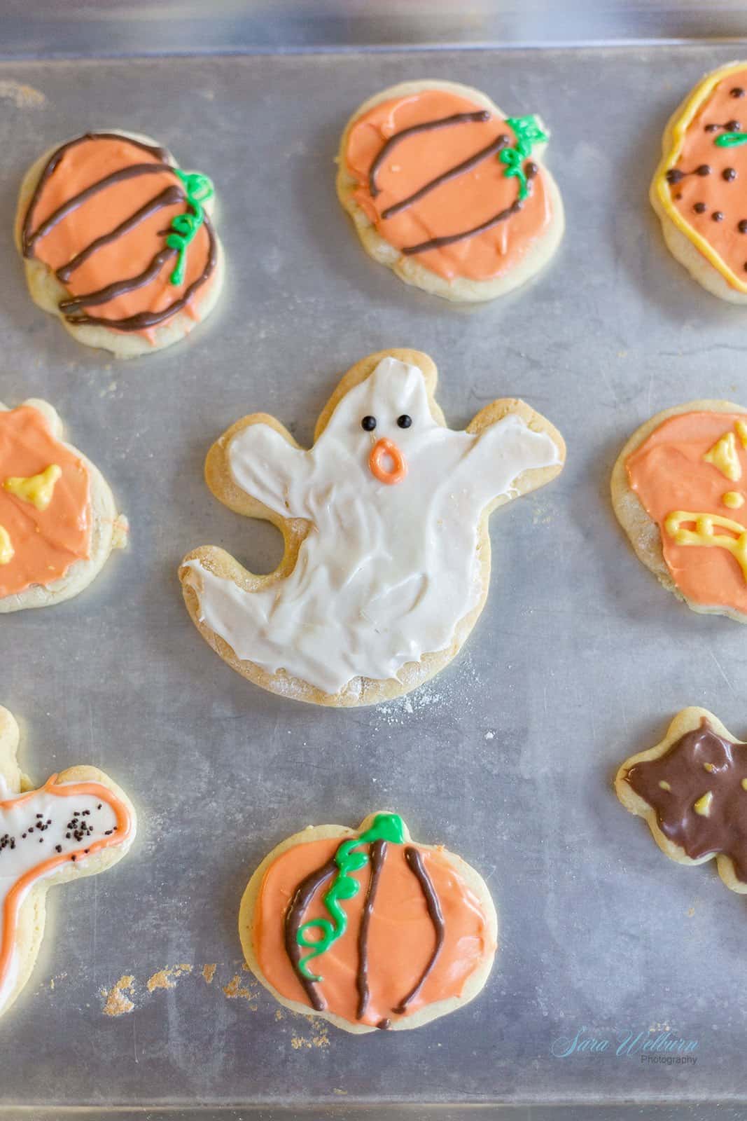 Halloween sour cream sugar cookies
