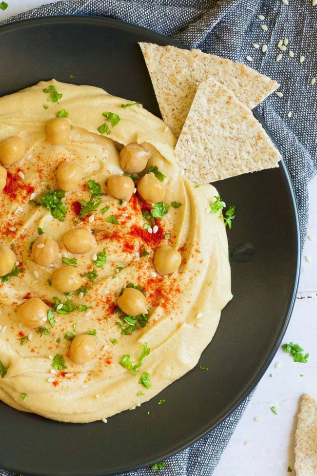5-minute Hummus (Oil-free)