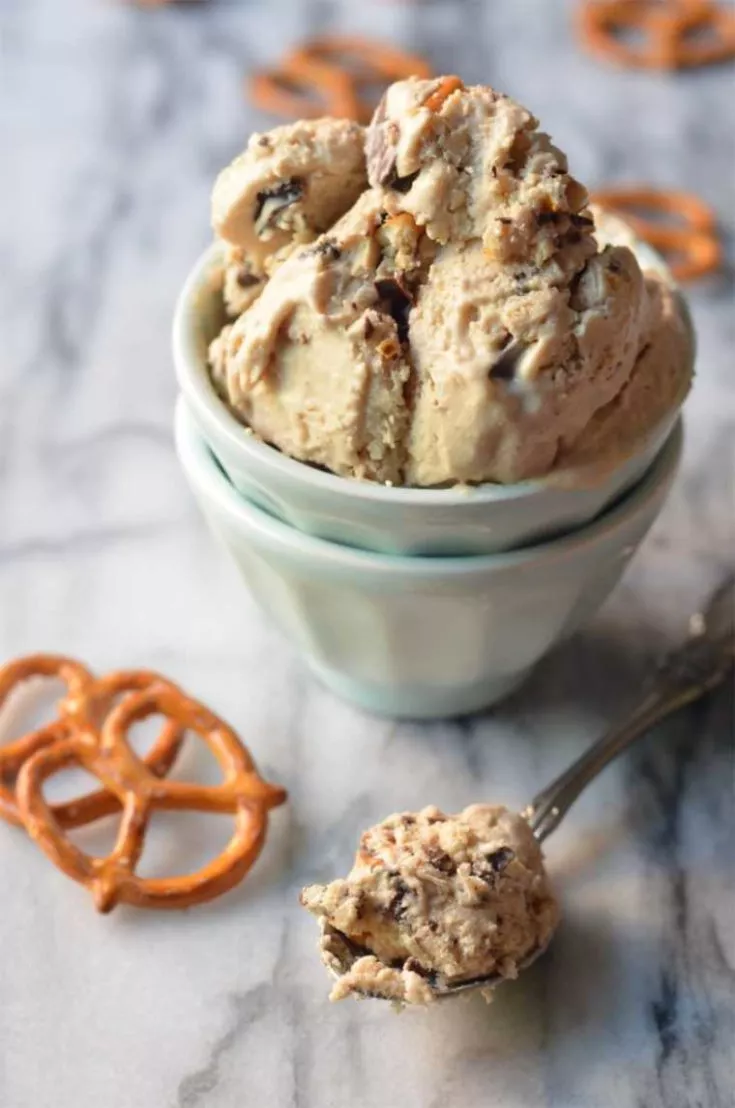 Chocolate Pretzel Peanut Butter Ice Cream