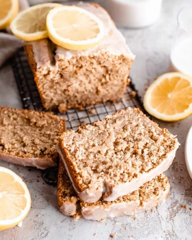 Fluffy Vegan Lemon Loaf