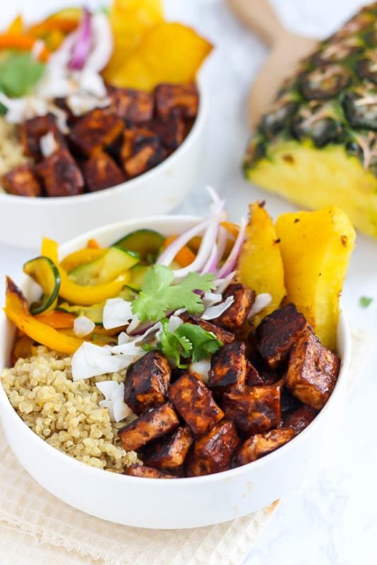 Hawaiian BBQ Tofu Bowl