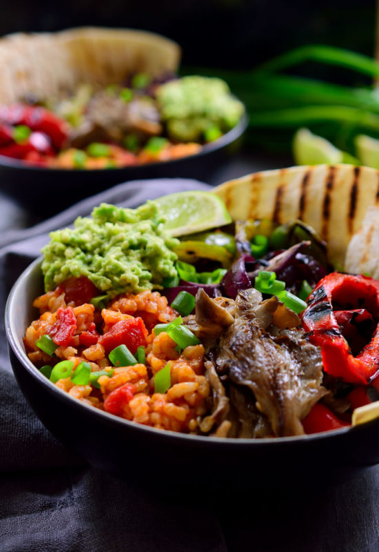 Mexican Rice Fajitas