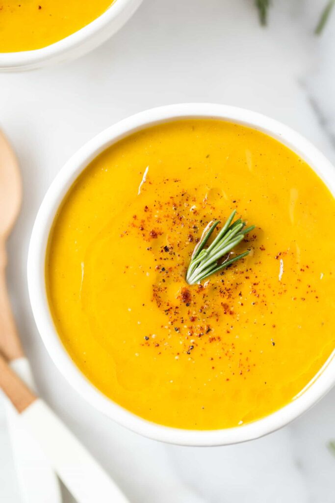 Moroccan Sweet Potato Lentil Soup