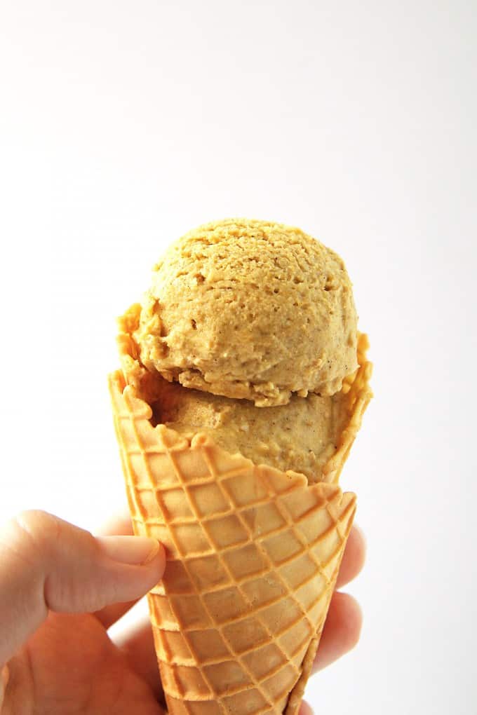 No-Churn Pumpkin Spice Ice Cream