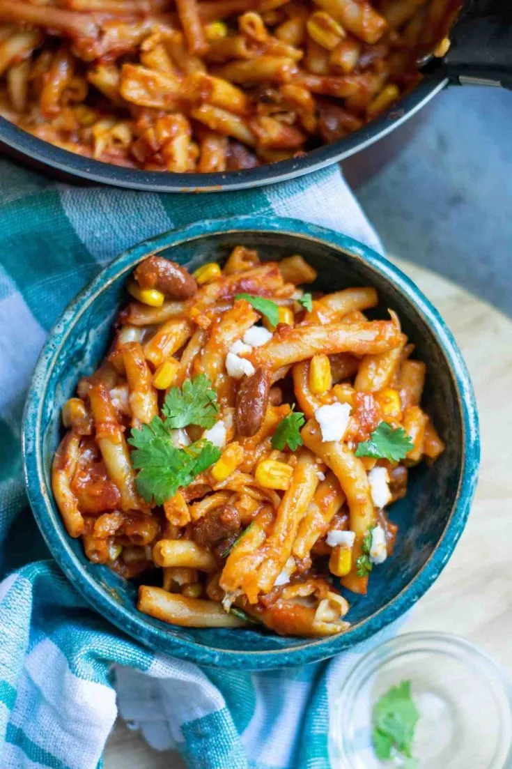 One Pot Vegan Chili Mac