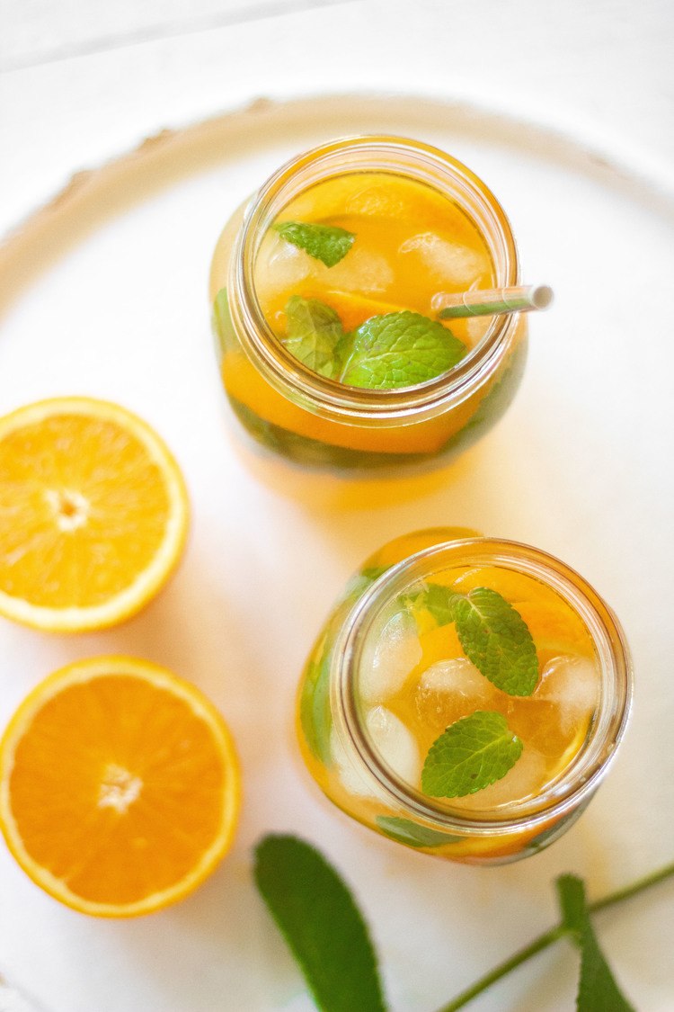 Orange & Mint Lemonade