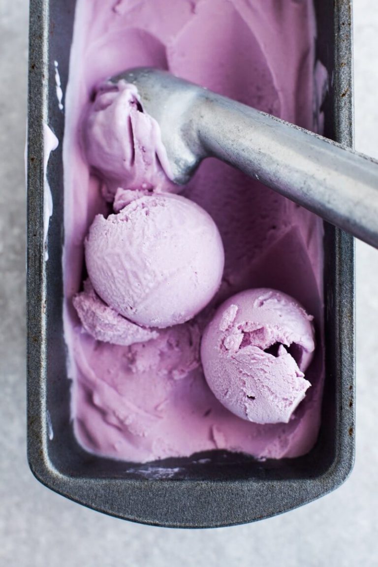 Purple Sweet Potato Ice Cream