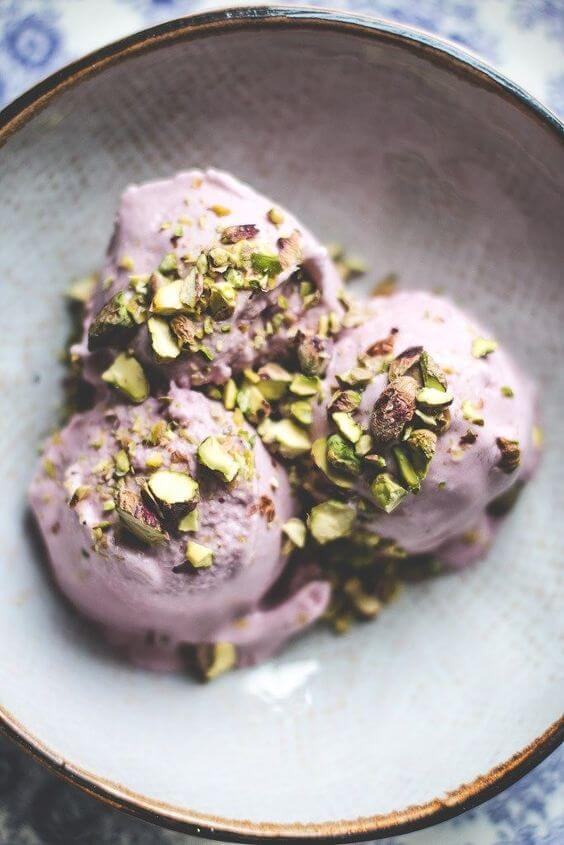 Raspberry Coconut Milk Ice Cream