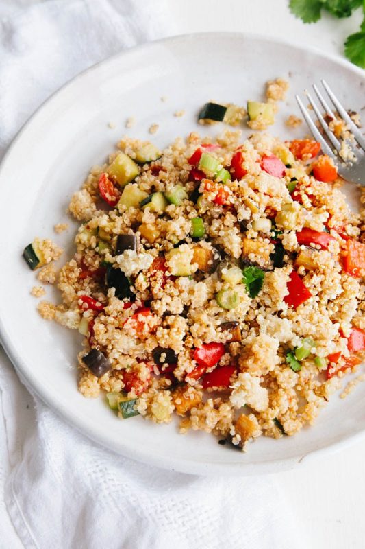 Roast Vegetable Quinoa Salad