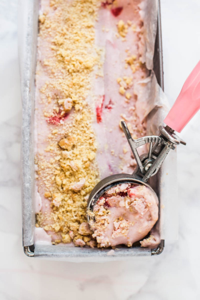 Strawberry Shortbread Ice Cream