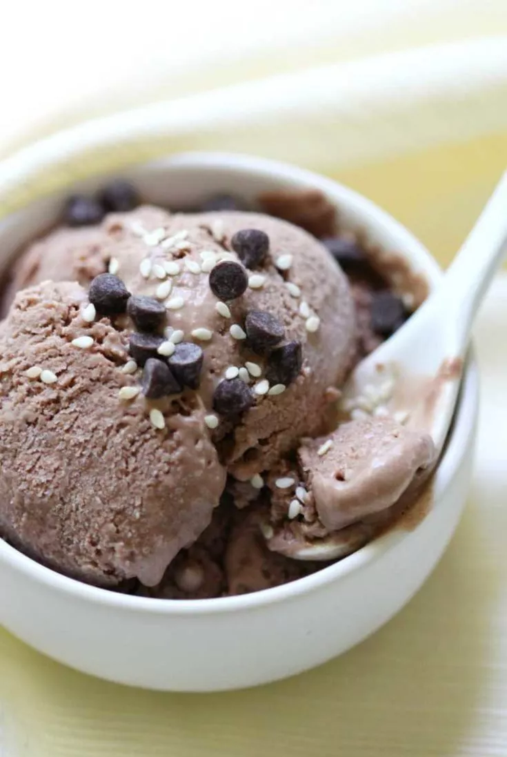 Tahini Chocolate Ice Cream