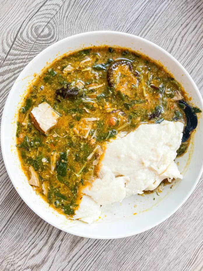 Vegan Ghanaian Ayoyo Soup