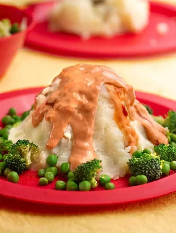 Vegan Potato Volcanoes