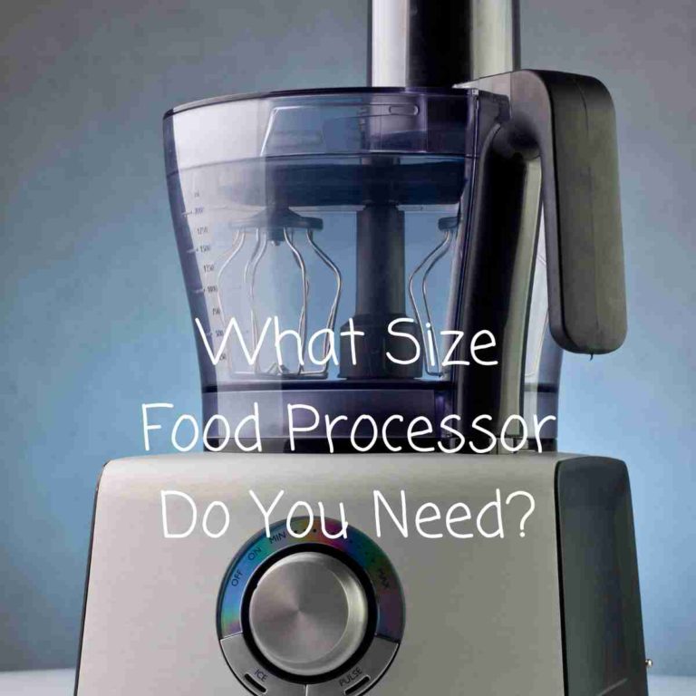 What Size Food Processor Do You Need? Find the Perfect Fit